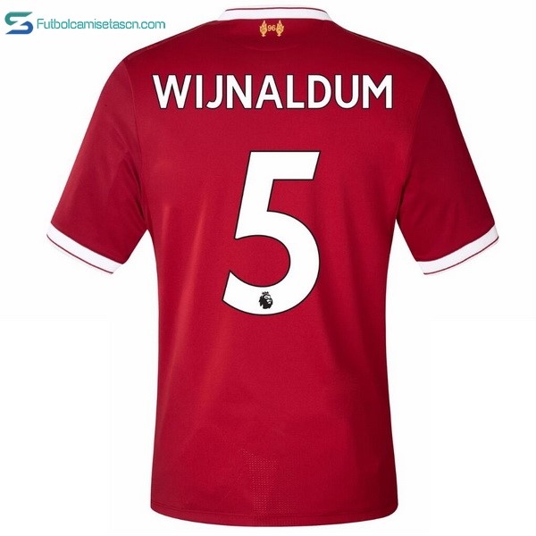 Camiseta Liverpool 1ª Wijnaldum 2017/18